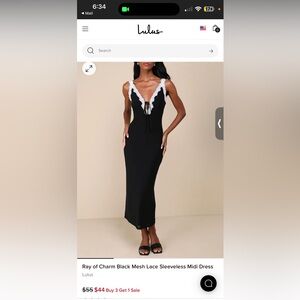 Lulus black dress